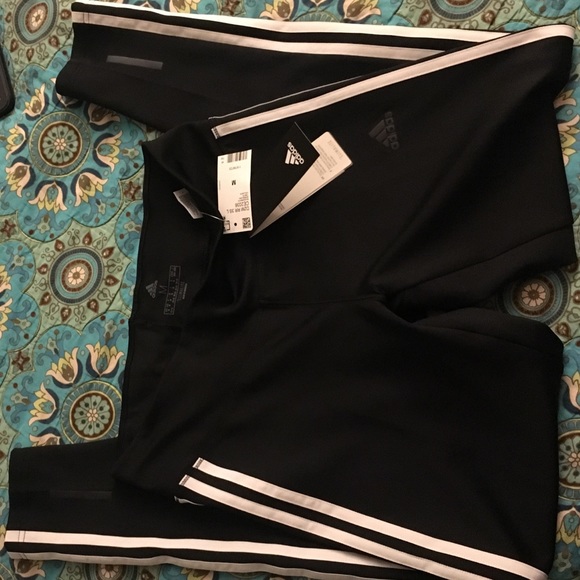 SOLD NWT Adidas ClimaLite Black Leggings (M) - Picture 8 of 8